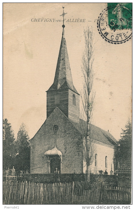 CHEVIGNY EN VALLIERE - L'Église - Andere & Zonder Classificatie