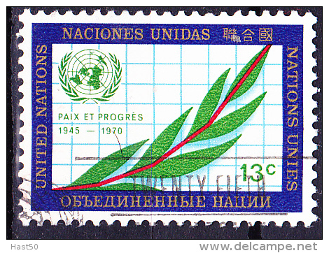 UN New York - 25 Jahre UNO (Mi.Nr.: 227)  1970 - Gest. Used Obl. - Oblitérés