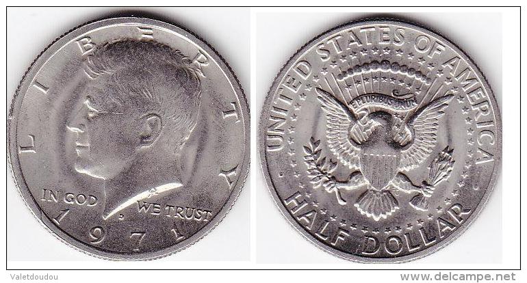 USA HALF DOLLARS 1971  JOHN KENNEDY  TTB+ - 1964-…: Kennedy