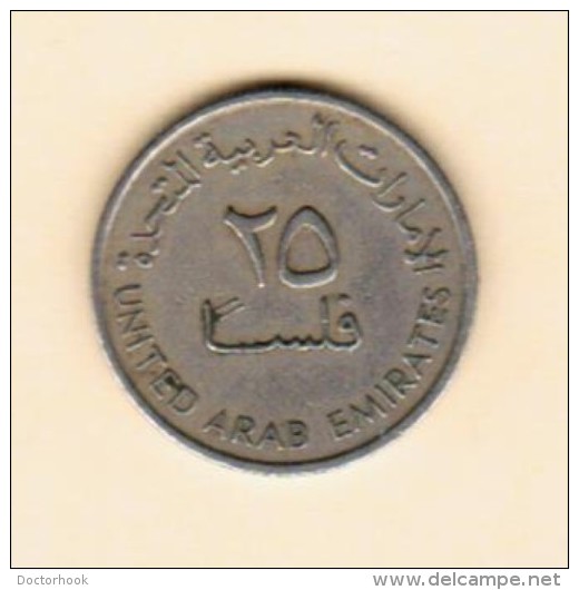 UNITED ARAB EMIRATES  25 FILS 1973 (AH 1393) (KM # 4) - Emirats Arabes Unis