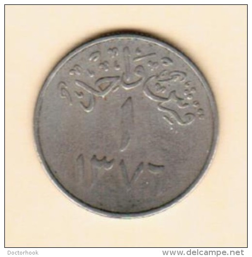 SAUDI ARABIA  1 GHIRSH 1957 (AH 1376) (KM # 40) - Arabia Saudita