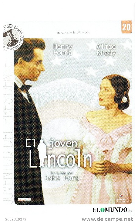 CINEMA DVD - USA 1939 -YOUNG MR.LINCOLN - EL JOVEN LINCOLN - HENRY FONDA - ALICE BRADY  DIR JOHN FORD   - RKO RADIO PICT - Storia