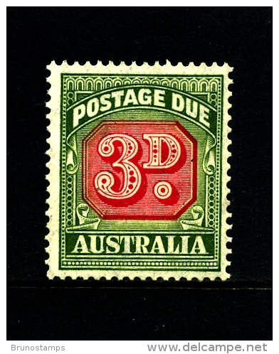 AUSTRALIA - 1946  POSTAGES DUES  3d  REDRAWN CofA  WMK  MINT NH  SG D122 - Impuestos