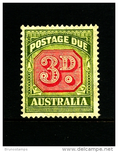 AUSTRALIA - 1946  POSTAGES DUES  3d  REDRAWN CofA  WMK  MINT NO GUM  SG D122 - Segnatasse