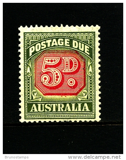 AUSTRALIA - 1948  POSTAGES DUES  5d  REDRAWN CofA  WMK  MINT NH  SG D124 - Port Dû (Taxe)