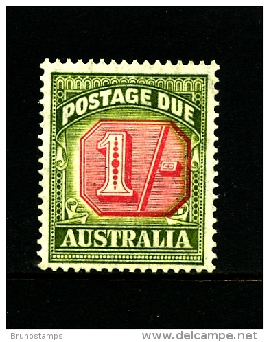 AUSTRALIA - 1947  POSTAGES DUES  1/  REDRAWN CofA  WMK  MINT  SG D128 - Segnatasse