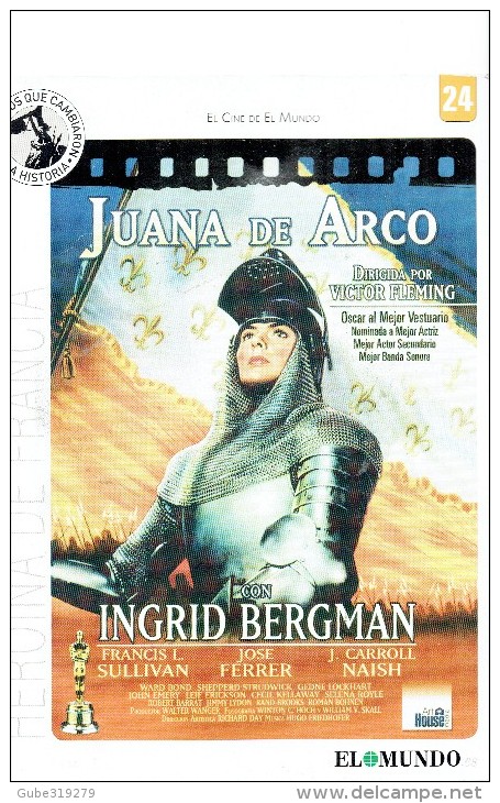 CINEMA DVD - USA 1948 - JOAN OF ARC - JUANA DE ARCO - INGRID BERGMAN - FRANCIS SULLIVAN - JOSE FERRER CARROL NAISH DIR V - Historia