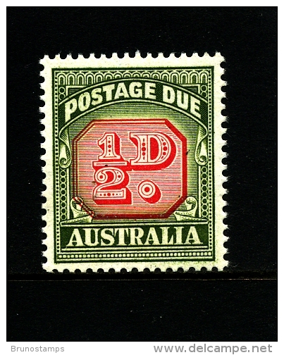 AUSTRALIA - 1958  POSTAGES DUES  1/2 D  NO WMK  DIE I  MINT NH  SG D132 - Impuestos