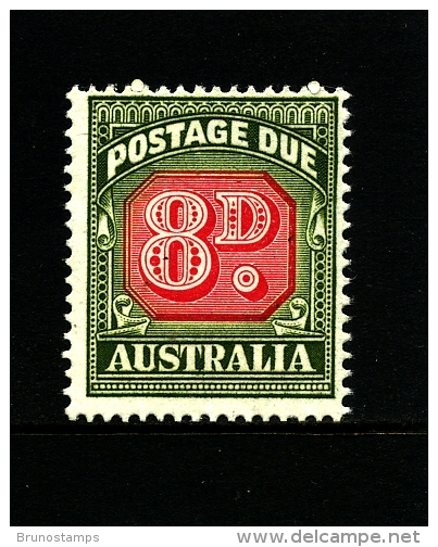 AUSTRALIA - 1958  POSTAGES DUES  8d  NO WMK  DIE II  MINT  SG D138a - Port Dû (Taxe)