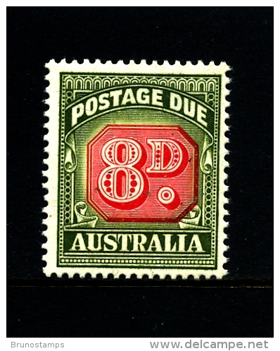 AUSTRALIA - 1958  POSTAGES DUES  8d  NO WMK  DIE II  MINT NH  SG D138a - Segnatasse