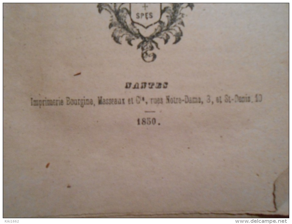 LIVRE  RARE HENRI DE BOURBON  PROPAGANDE DE L´ETOILE DU PEUPLE 2EME EDITION IMP BOURGINE ,MASSEAUX NANTES ANNEE 1850 - Other & Unclassified