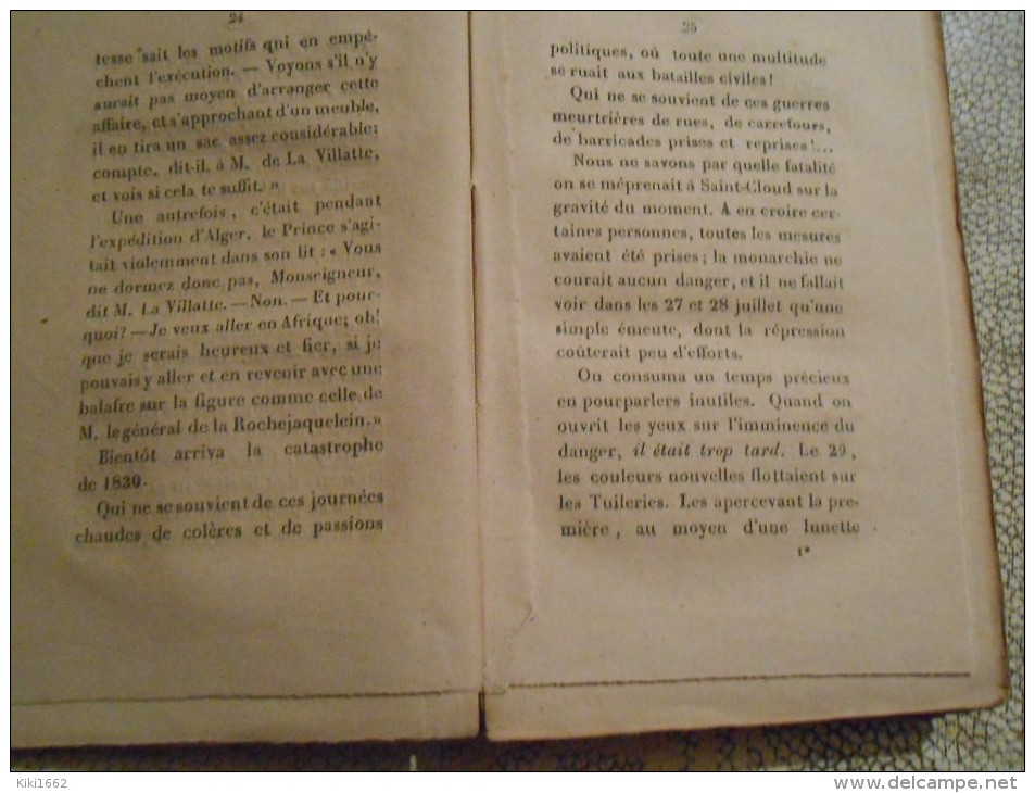 LIVRE  RARE HENRI DE BOURBON  PROPAGANDE DE L´ETOILE DU PEUPLE 2EME EDITION IMP BOURGINE ,MASSEAUX NANTES ANNEE 1850 - Autres & Non Classés