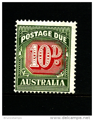 AUSTRALIA - 1959  POSTAGES DUES  10d  NO WMK  MINT  SG D139 - Segnatasse