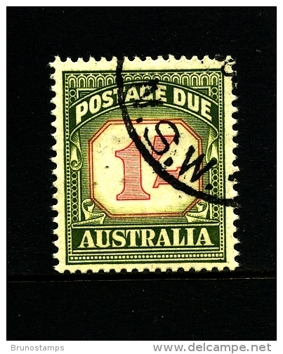 AUSTRALIA - 1958  POSTAGE   DUES  1/  NO WMK  DIE II  FINE USED  SG D140a - Port Dû (Taxe)