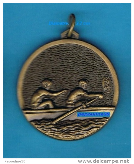 ** MÉDAILLE ** AVIRON ** Ø 3,7 Cm ** - Rowing