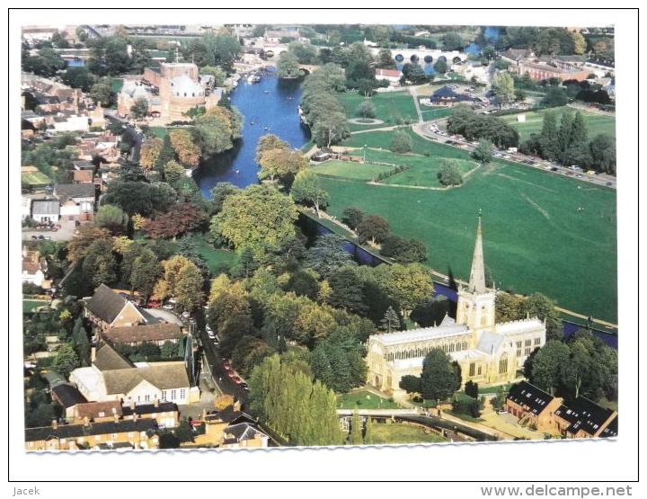 Stratford - Upon- Avon  / Trinity Church / Panorama Viev  / England UK - Autres & Non Classés