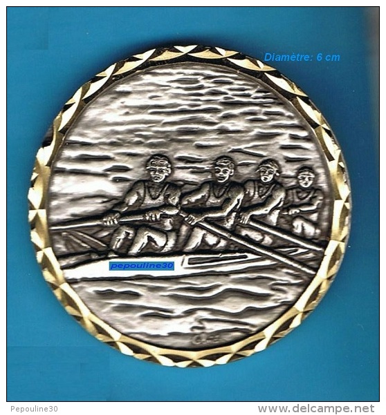 ** MÉDAILLE ** AVIRON ** Ø  6 Cm ** - Rudersport