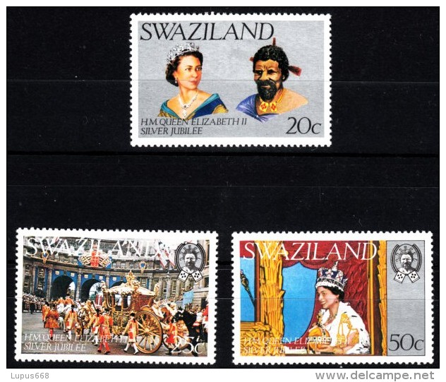 Swaziland 1977 MiNr. 378/ 383 **/ Mnh ; 25 Jahre Regentschaft Von Königin Elisabeth II. - Swaziland (...-1967)