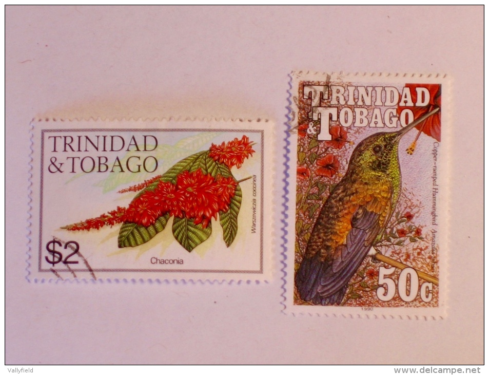 TRINIDAD & TOBAGO   1983 , 1990   LOT # 4  FLOWER, BIRD - Trinité & Tobago (1962-...)