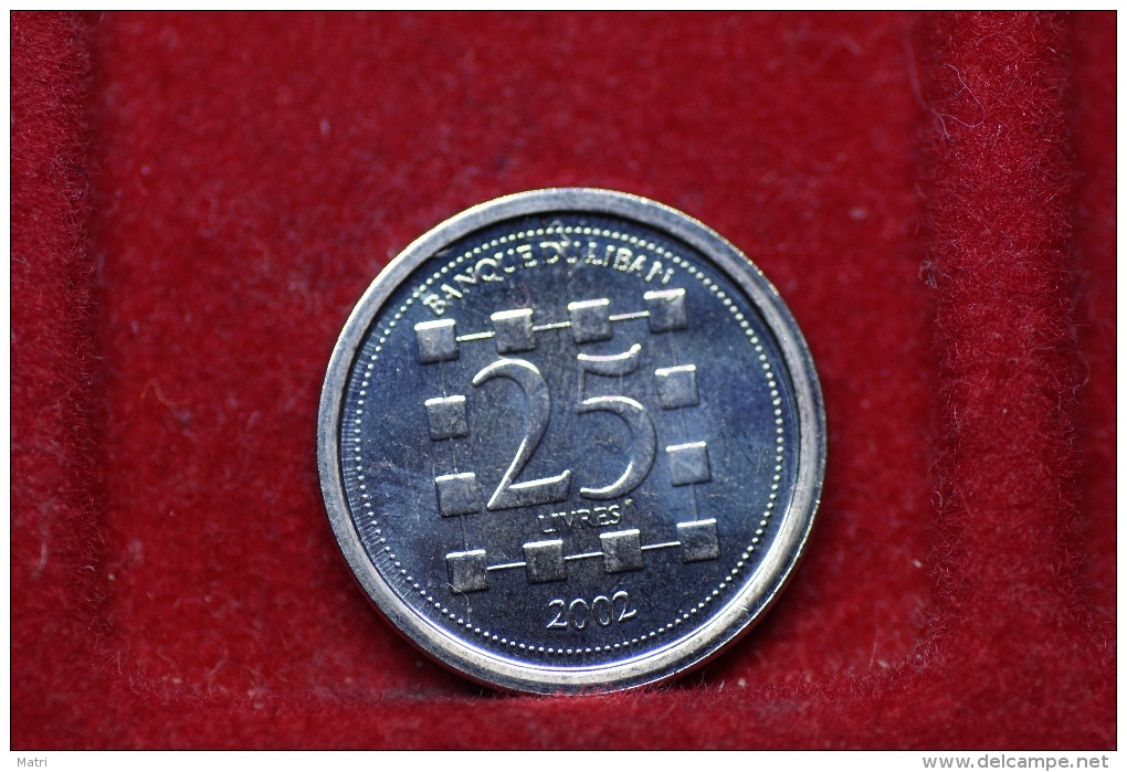 Lebanon 25 Livres 2002 Km#40 UNC - Liban