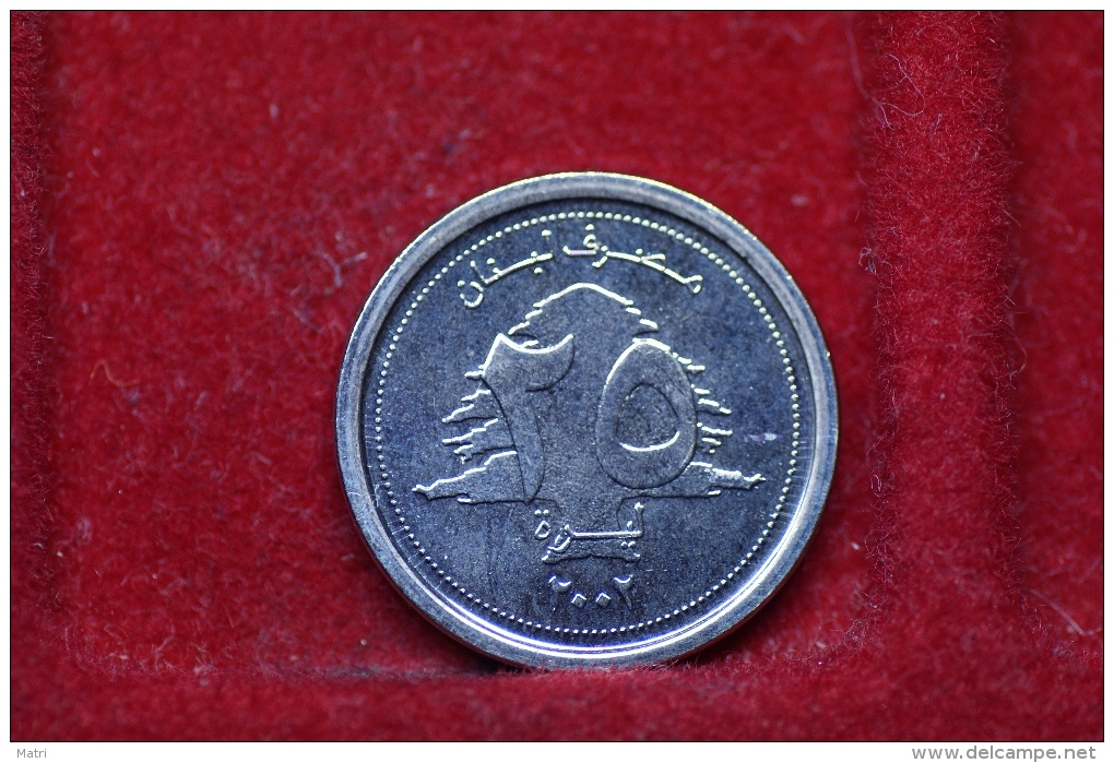 Lebanon 25 Livres 2002 Km#40 UNC - Lebanon