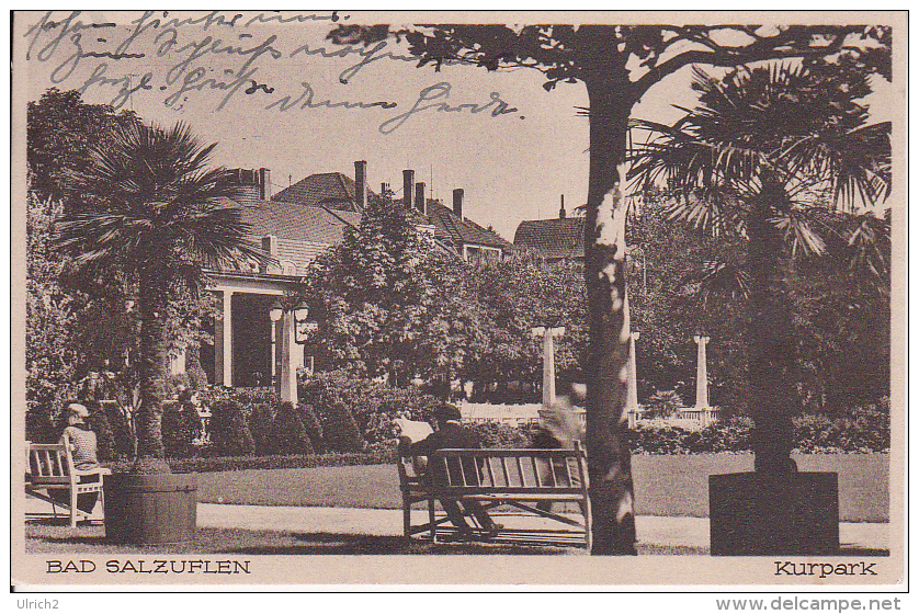 AK Bad Salzuflen - Kurpark - 1938 (21418) - Bad Salzuflen