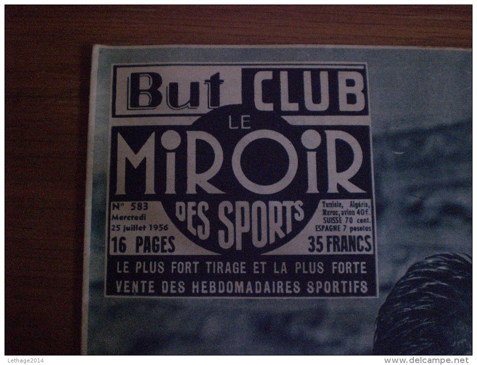 LE MIROIR 1956 MAGAZINE FRANCE SPORT - Sport