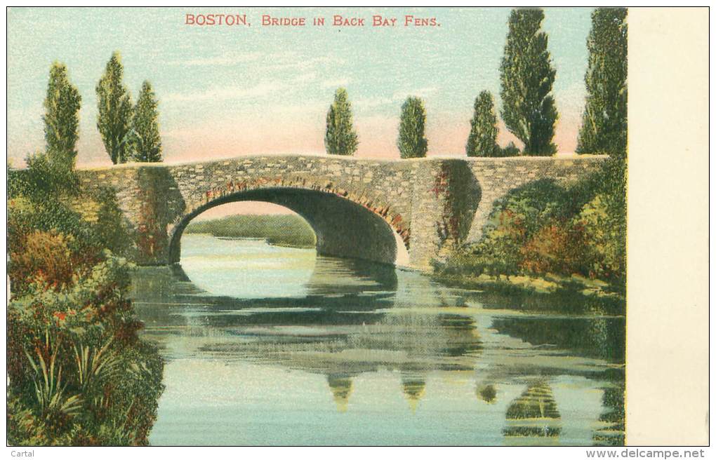 BOSTON - Bridge In Back Bay Fens - Boston