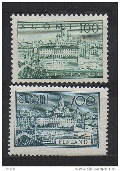 P585.-. FINLAND / FINLANDIA. 1942 . SC # : 240,350 . MNH - SOUTH HARBOR HELSINKI. CV: US$ 11.00 - Ungebraucht