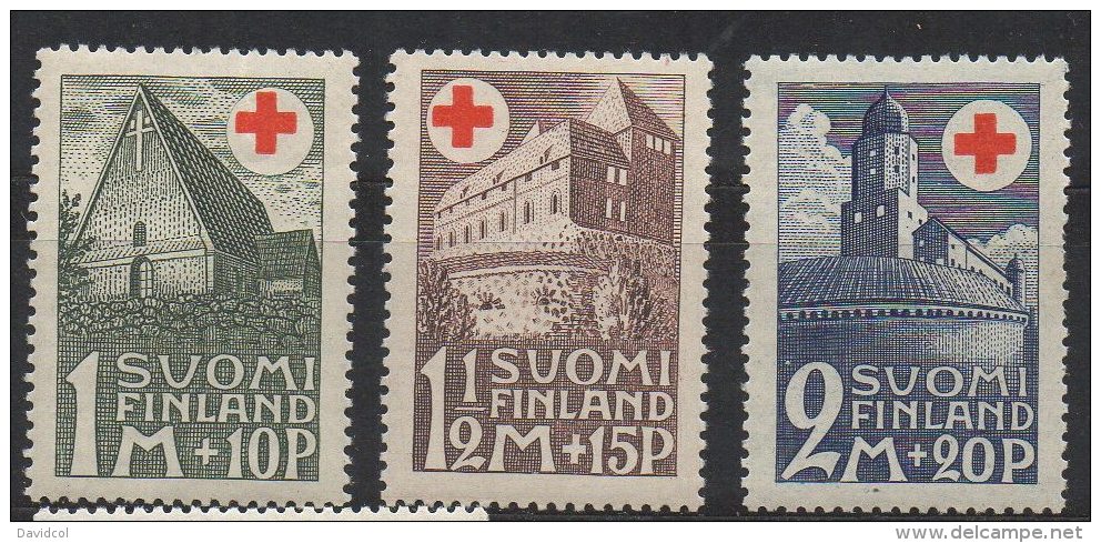 P595.-. FINLAND / FINLANDIA. 1931. SC # : B5 - B7 - MH- RED CROSS  .-. CV: US $ 10.00 - Officials