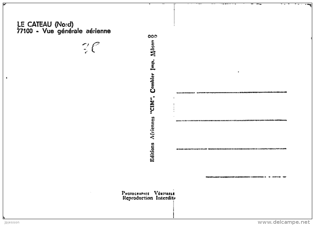 NORD  59  LE CATEAU   VUE GENERALE AERIENNE - Le Cateau