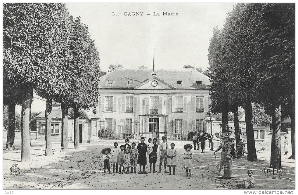 Gagny - La Mairie - Groupe D'enfants - Carte E.L.D. - Gagny