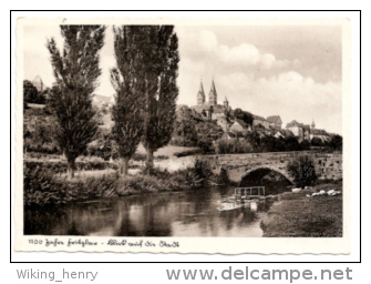 Fritzlar - S/w 1200 Jahre Blick Auf Die Stadt   Hotel Nägel 1938 - Fritzlar