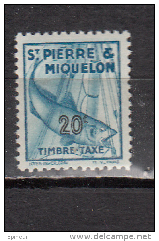 SAINT PIERRE ET MIQUELON *  YT N° TAXE 35 - Timbres-taxe