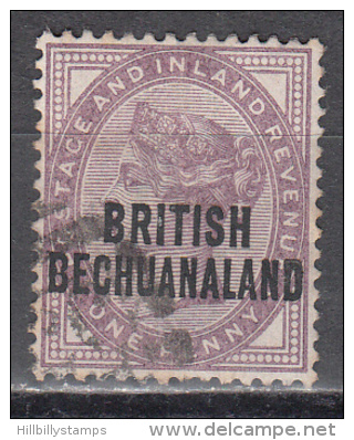 Bechuanaland   Scott No. 33    Used     Year  1891 - 1885-1895 Kronenkolonie