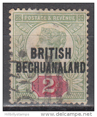 Bechuanaland   Scott No. 34    Used     Year  1891 - 1885-1895 Crown Colony