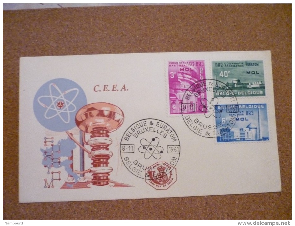 FDC C.E.E.A. 8/11/1961 Bruxelles - Briefe U. Dokumente