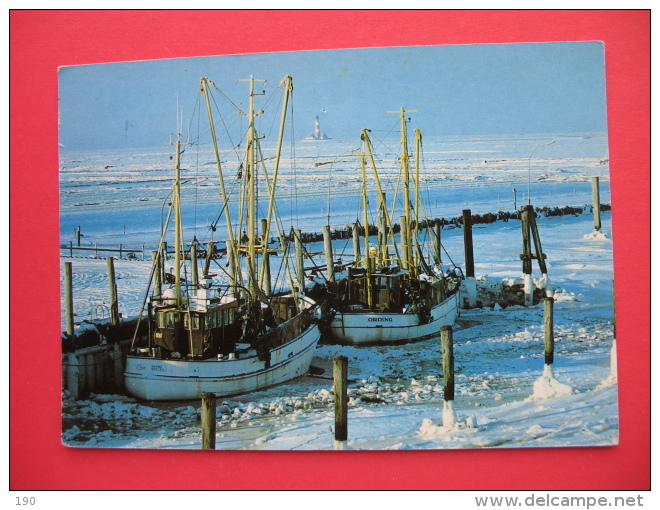 Winter Im Tumlauer Hafen,Halbinsel Eiderstedt - Nordfriesland