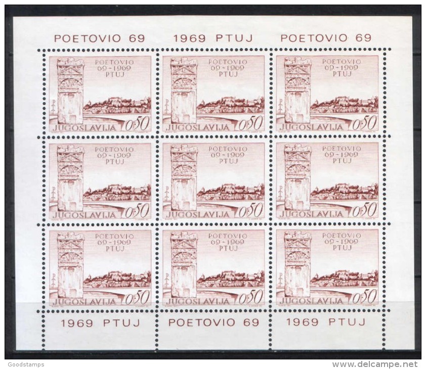 1969  Ptuj - 1900 Years In Sheet Of 9 , Mi. 1328 - MNH - Neufs