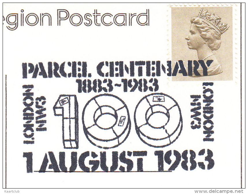 An 'Illustrated London News' Etching Shows An 1883 Parcels Office - SPECIAL POSTMARK 'Parcel Centenary 1983' - Post