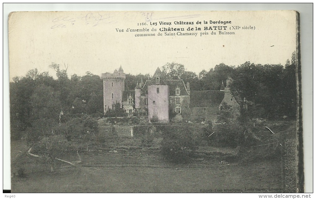 D24 - CHATEAUX DE LA DORDOGNE - Vue D' Ensemble Du Chateau  De La BATUT  Commune De ST CHAMASSY Près Du BUISSON - Autres & Non Classés