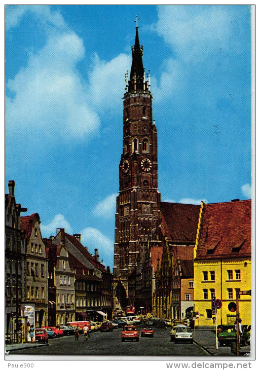 Landshut - Dreifaltigkeitsplatz Und St. Martinskirche - Landshut