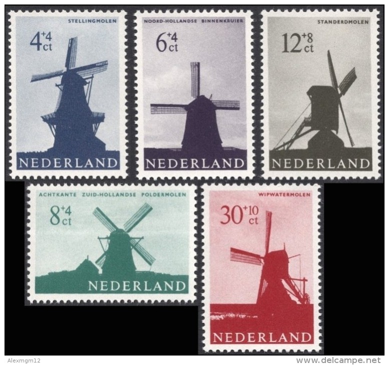 Netherlands, 5 Stamps 1963, Sc # B373-B377, Mi # 794-798, MH. - Unused Stamps