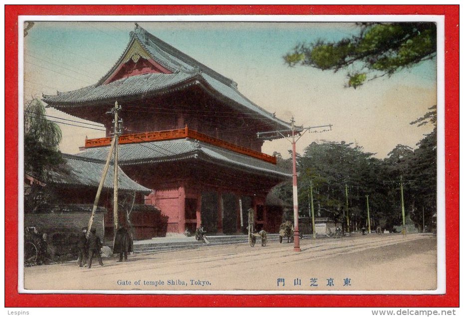 ASIE - JAPON --  Tokio - Gate Of Temple Shiba - Tokio