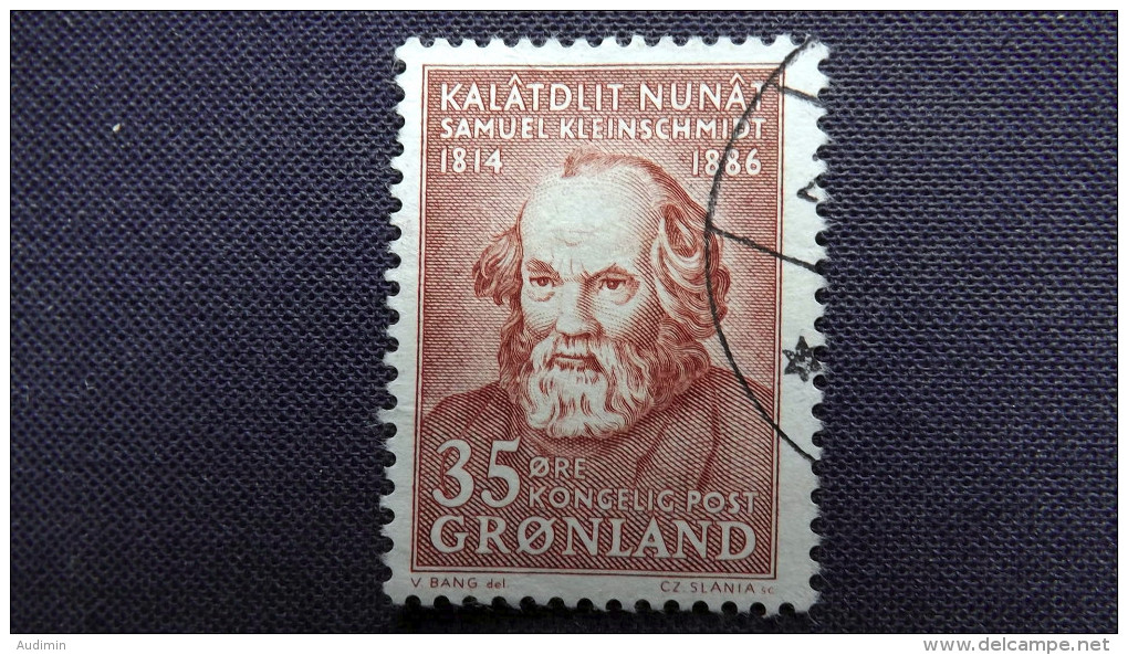 Grönland 64 **/mnh, Samuel Kleinschmidt (1814-1886), Sprachforscher - Neufs