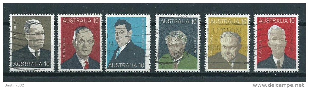 1975 Australia Complete Set Prime Ministers Used/gebruikt/oblitere - Gebruikt