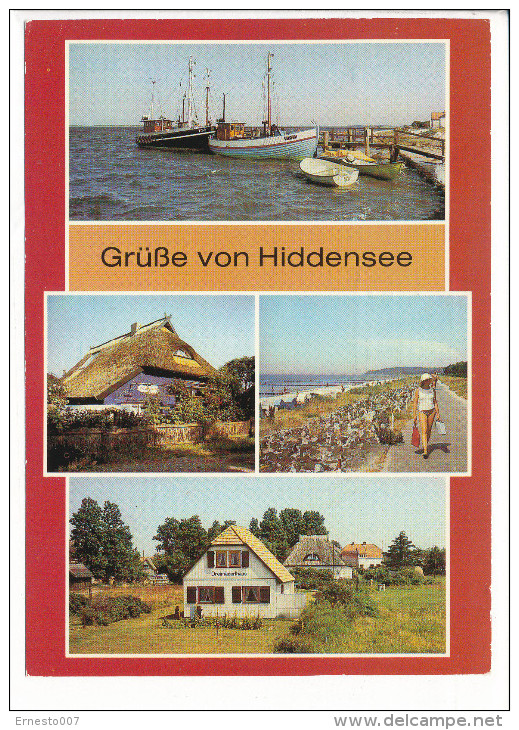 PK-CP Deutschland - "DDR", Insel Hiddensee, Gebraucht, Siehe Bilder!*) - Hiddensee