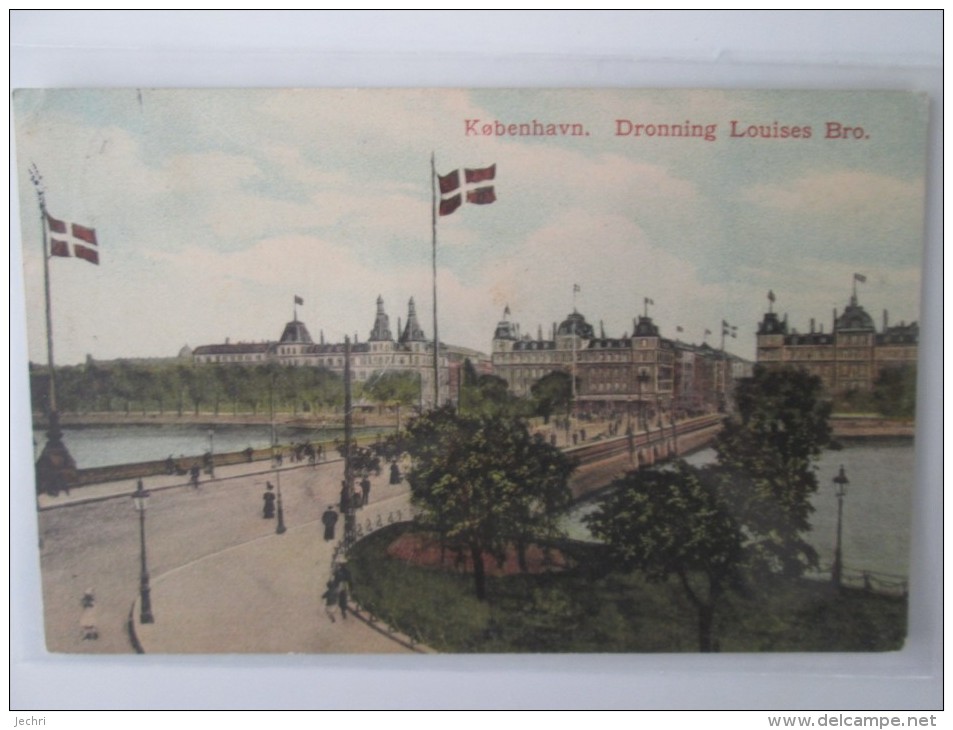 KOBENHAVN . DRONNING LOUISE BRO . CACHET MILITAIRE - Danemark