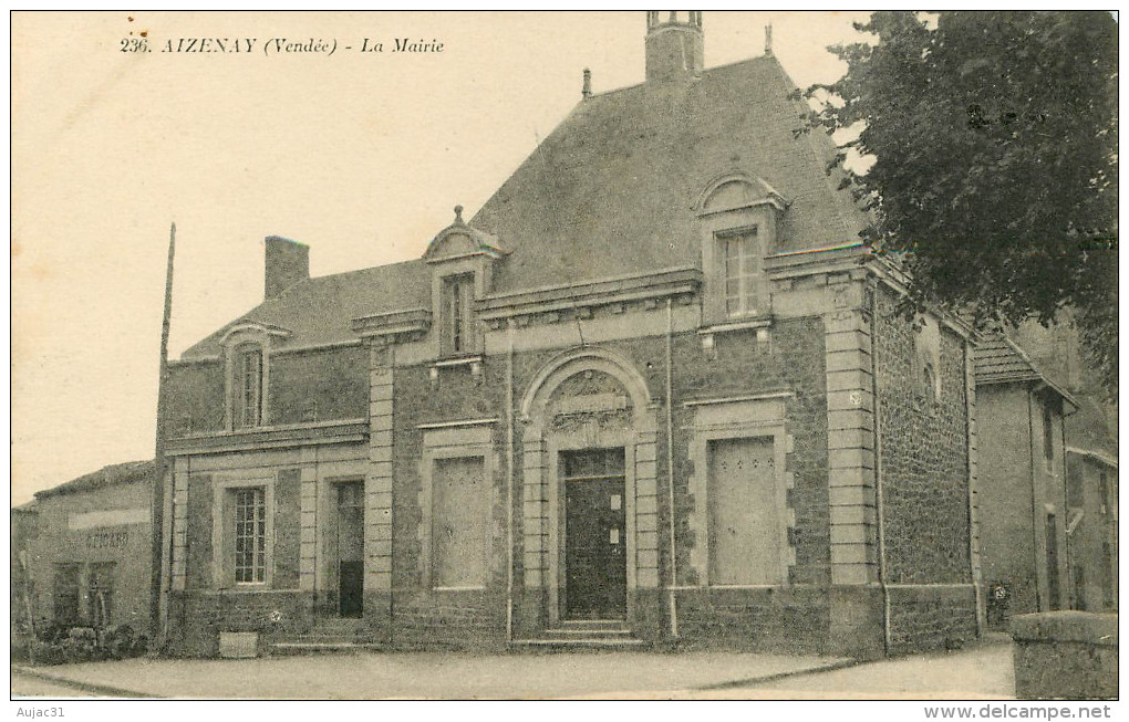 Dép 85 - Aizenay - La Mairie - 2 Scans - état - Aizenay