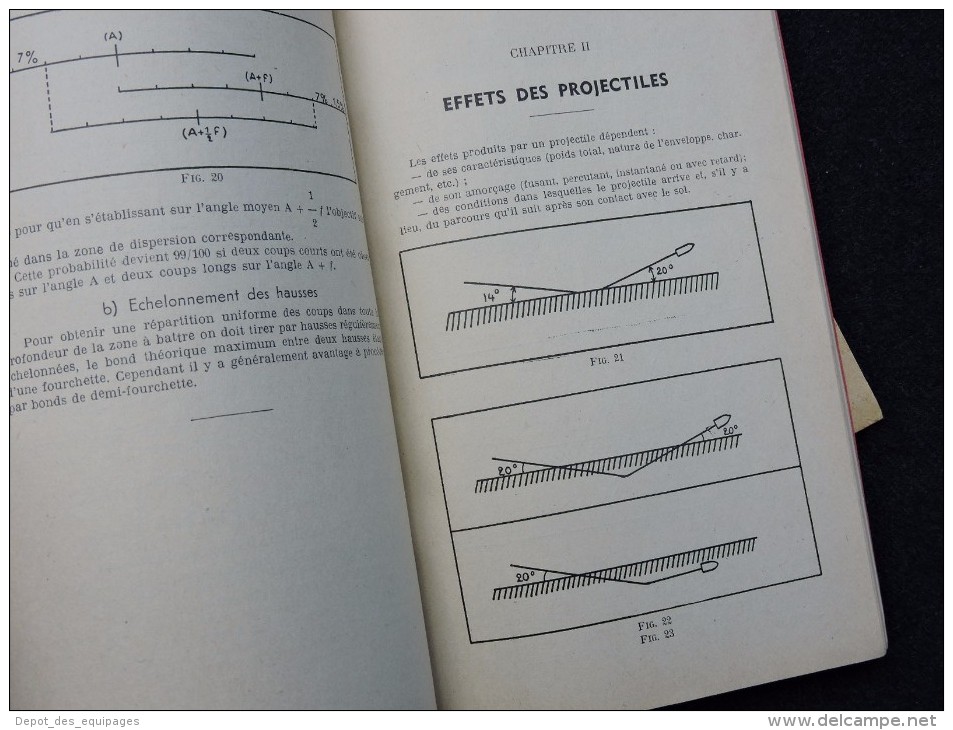 LOT 2 MANUELS OBUSIER U.S. de 105 MM - datés 1949 & 1951